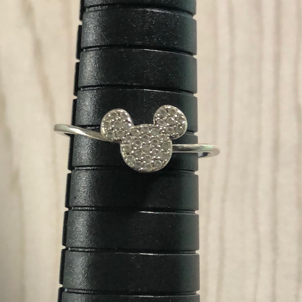 Mickey Mouse Icon Platinum Ring